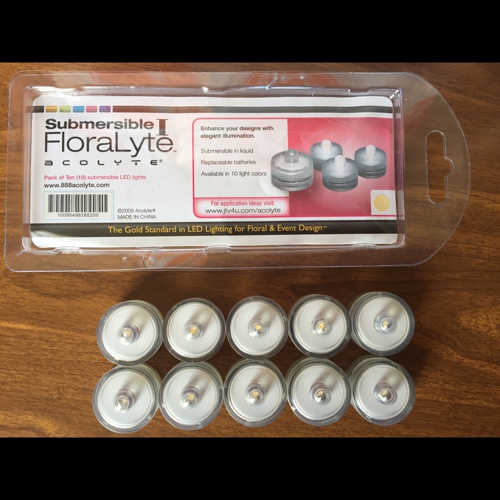 Submersible Acolyte Floralyte - Warm White Lights!